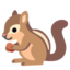 Chipmunk Google Noto emoji