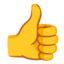 Thumbs Up Google Noto emoji