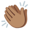 Clapping Hands Medium Skin Tone Google Noto emoji