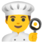 Man cook Google Noto emoji
