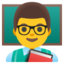 Man Teacher Google Noto emoji