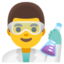 Man scientist Google Noto emoji