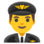 Man pilot Google Noto emoji