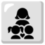 Family: woman, girl, boy Google Noto emoji