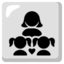 Family: woman, girl, girl Google Noto emoji