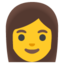 Woman Google Noto emoji