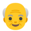 Old man Google Noto emoji