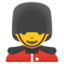 Man guard Google Noto emoji