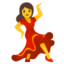 Woman Dancing Google Noto emoji