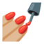 Nail Polish Medium-Light Skin Tone Google Noto emoji