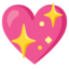 Sparkling Heart Google Noto emoji