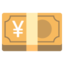 Yen banknote Google Noto emoji