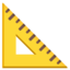 Triangle Ruler Google Noto emoji