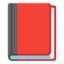 Closed book Google Noto emoji