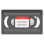 Videocassette Google Noto emoji