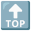TOP arrow Google Noto emoji