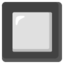 Black square button Google Noto emoji