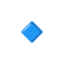 Small blue diamond Google Noto emoji