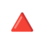 Red triangle pointed up Google Noto emoji