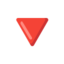 Red triangle pointed down Google Noto emoji