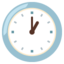 One o’clock Google Noto emoji