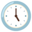 Five o’clock Google Noto emoji
