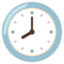 Eight o’clock Google Noto emoji