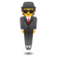 Person in suit levitating Google Noto emoji