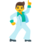 Man Dancing Google Noto emoji