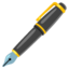 Fountain pen Google Noto emoji