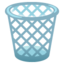 Wastebasket Google Noto emoji