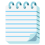 Spiral notepad Google Noto emoji