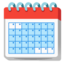 Spiral calendar Google Noto emoji