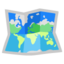 World Map Google Noto emoji
