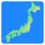 Map of Japan Google Noto emoji
