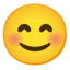 Smiling Face with Smiling Eyes Google Noto emoji