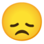 Disappointed Face Google Noto emoji