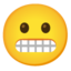 Grimacing face Google Noto emoji