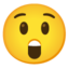 Astonished Face Google Noto emoji