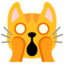 Weary cat Google Noto emoji