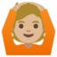 Person Gesturing OK: Medium Light Skin Tone Google Noto emoji
