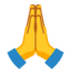 Folded Hands Google Noto emoji