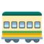 Railway car Google Noto emoji