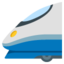 High-speed train Google Noto emoji