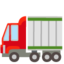Articulated lorry Google Noto emoji