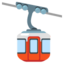 Aerial tramway Google Noto emoji