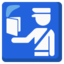 Passport control Google Noto emoji