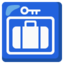 Left luggage Google Noto emoji