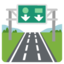 Motorway Google Noto emoji