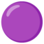 Purple circle Google Noto emoji